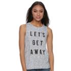 Women's Apt. 9&reg; Graphic Tank, Size: Xs, White