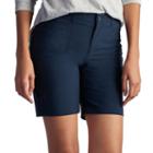 Women's Lee Milly Relaxed Fit Active Bermuda Shorts, Size: 14 Avg/reg, Dark Blue