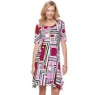 Women's Dana Buchman Sharkbite Dress, Size: Medium, Light Blue