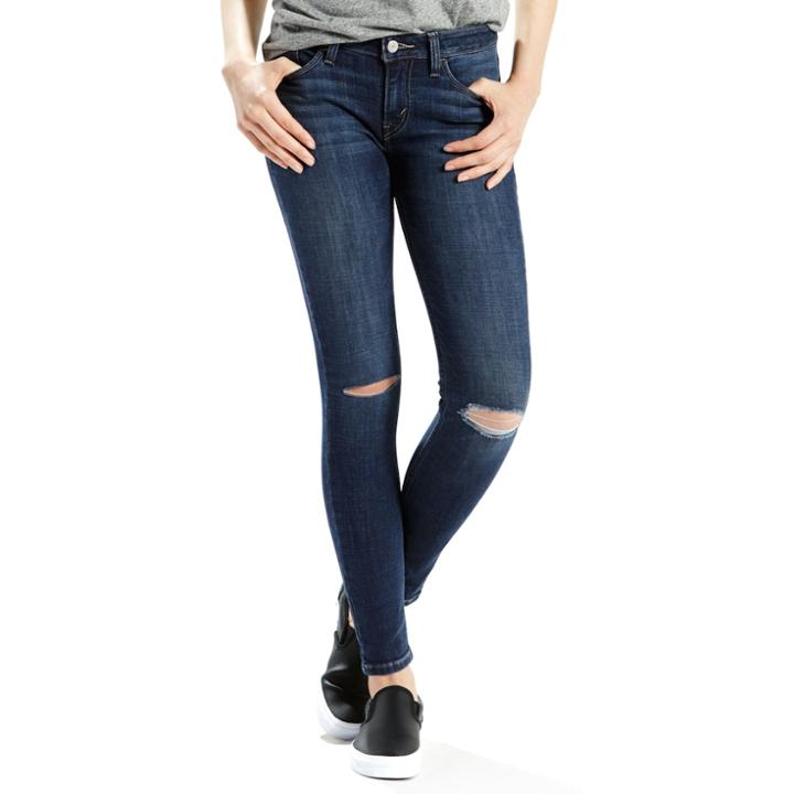 Women's Levi's&reg; 535&trade; Super Skinny Jeans, Size: 27(us 4)m, Med Blue