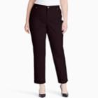 Plus Size Gloria Vanderbilt Amanda Classic Tapered Jeans, Women's, Size: 18 - Regular, Dark Brown