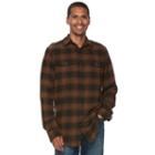 Men's Sonoma Goods For Life&trade; Plaid Flannel Button-down Shirt, Size: Large, Med Brown