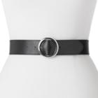 Women's Apt. 9&reg; Round Buckle Belt, Size: 1xl, Black