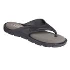 Men's Chaps Memory Foam Thong Flip-flops, Size: Xl, Grey (charcoal)