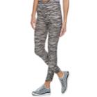 Juniors' Eye Candy Space-dye High-waisted Leggings, Teens, Size: Medium, Black
