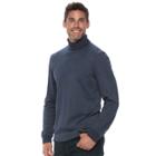 Men's Croft & Barrow&reg; Classic-fit Turtleneck, Size: Xxl, Blue (navy)