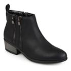 Journee Collection Vespor Women's Ankle Boots, Size: Medium (9), Black