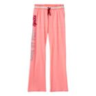 Girls Plus Size So&reg; French Terry Sweatpants, Girl's, Size: 18 1/2, Brt Pink