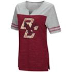Women's Campus Heritage Boston College Eagles On The Break Tee, Size: Medium, Med Red