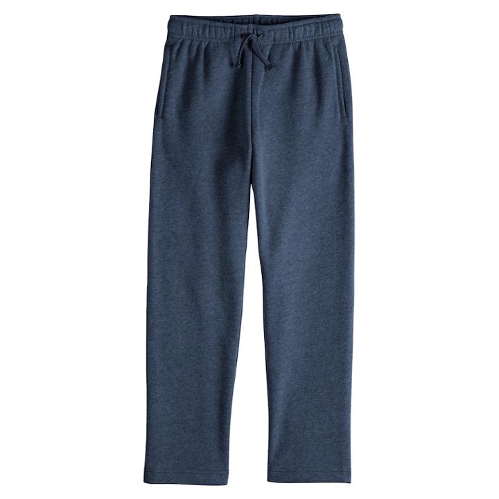 Boys 8-20 Tek Gear&reg; Ultra Soft Fleece Pants, Size: M(10-12), Blue (navy)