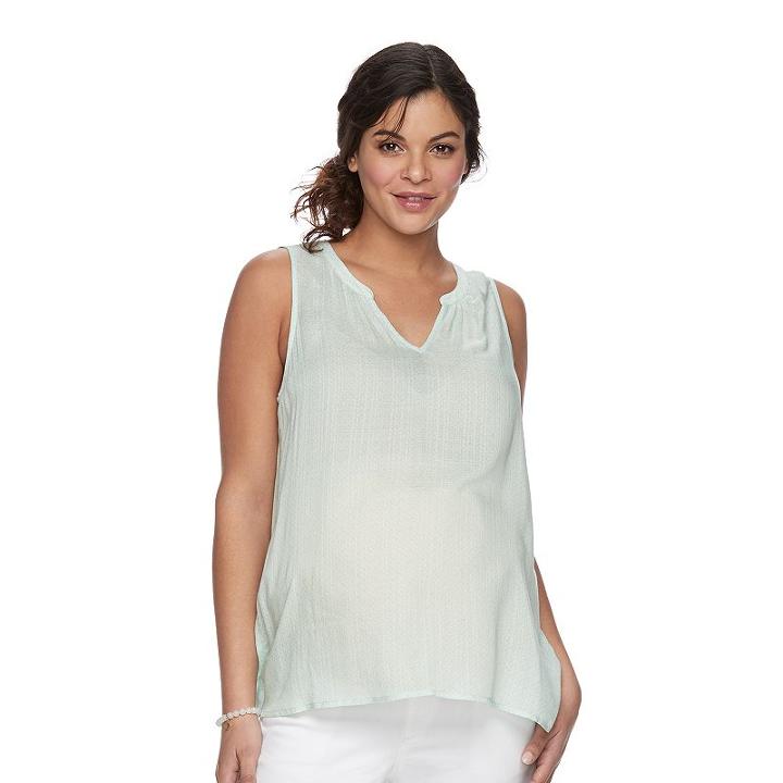 Maternity A:glow Swing Tank, Women's, Size: Xs-mat, Brt Blue
