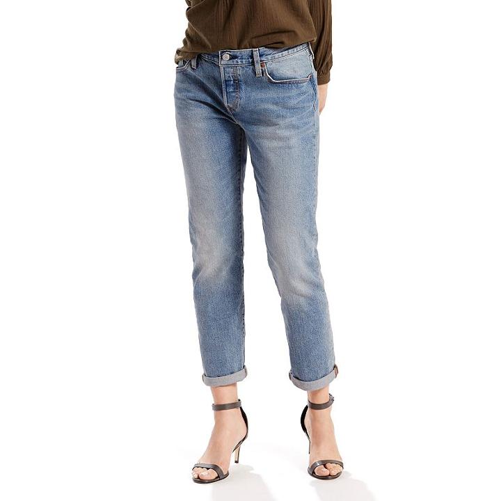 Women's Levi's&reg; 501&reg; Ct Boyfriend Jeans, Size: 00/24 Avg, Med Blue