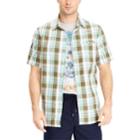 Men's Chaps Classic-fit Performance Woven Button-down Shirt, Size: Large, Green