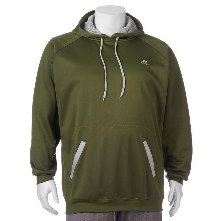 Big & Tall Russell Pullover Hoodie, Men's, Size: 4xlt, Red/coppr (rust/coppr)