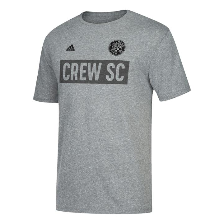 Men's Adidas Columbus Crew Triblend Tee, Size: Large, Dark Grey