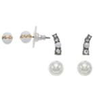 Simply Vera Vera Wang Simulated Pearl Stud Earring Set, Women's, White