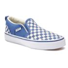 Vans Asher Boys' Checkered Skate Shoes, Size: 2, White