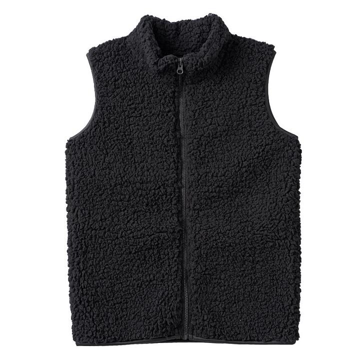 Boys 4-10 Jumping Beans&reg; Sherpa Vest, Boy's, Size: 7, Black