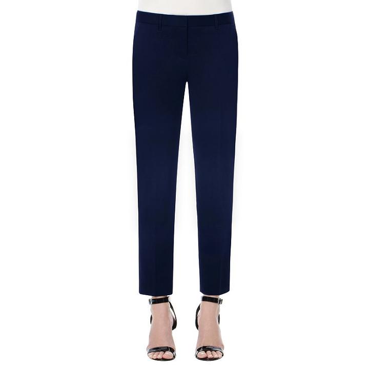 Women's Harve Benard Classic Ankle Pants, Size: 6, Dark Blue