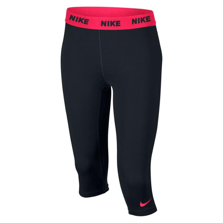 Girls 7-16 Nike Dri-fit Victory Base Layer Capris, Size: Xl, Grey (charcoal)