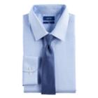 Men's Apt. 9&reg; Slim-fit Stretch Spread-collar Dress Shirt & Tie Set, Size: M-32/33, Blue
