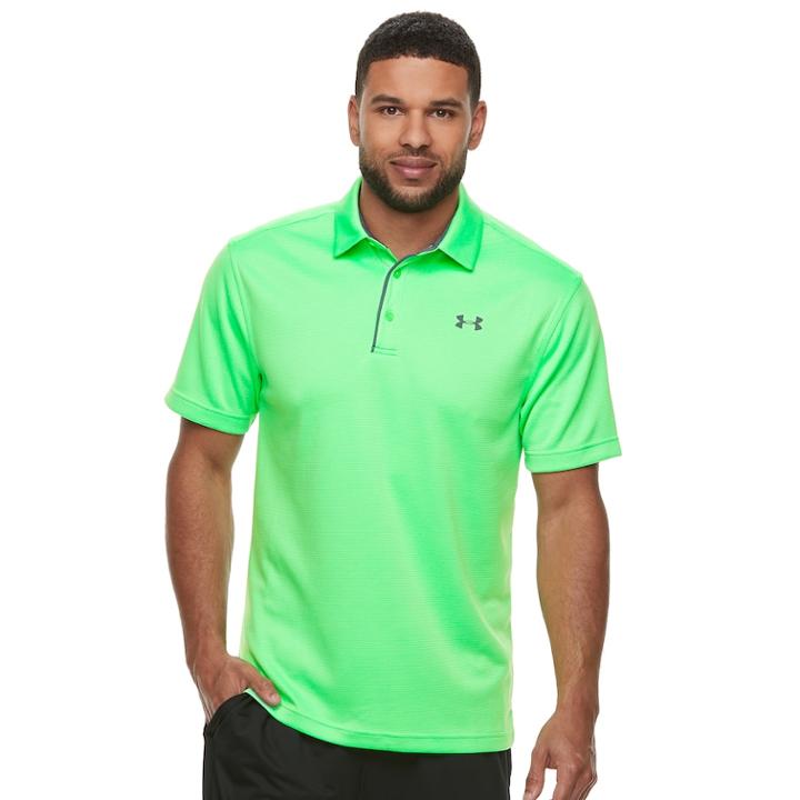 Men's Under Armour Tech Polo, Size: Xl, Drk Yellow