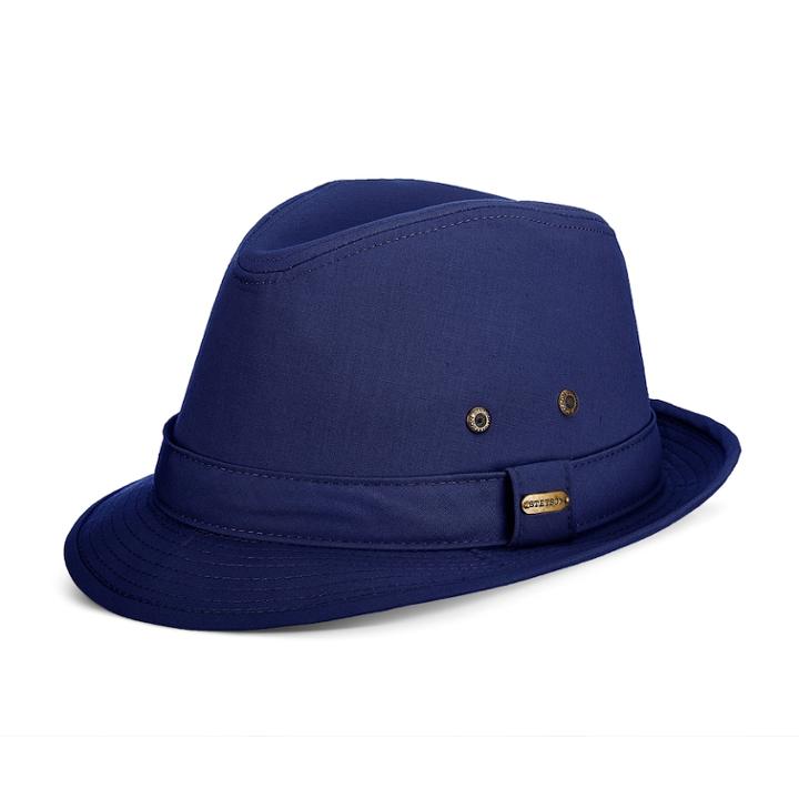 Men's Stetson Andes Fedora, Size: Medium, Blue (navy)