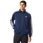 Big & Tall Adidas Essential Heathered Tricot Track Jacket, Men's, Size: Xl Tall, Blue (navy)