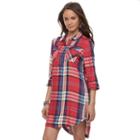 Juniors' So&reg; Twill Utility Shirt Dress, Teens, Size: Medium, Med Red