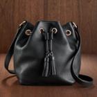 Lc Lauren Conrad Runway Collection Leather Bucket Bag, Women's, Grey