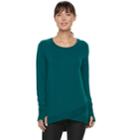 Women's Tek Gear&reg; Cross Over Hem Tunic, Size: Small, Dark Blue
