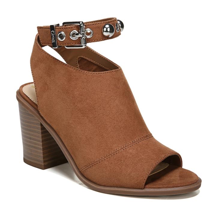 Circus By Sam Edelman Kiki Women's Block Heel Booties, Size: Medium (6), Dark Beige