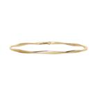 Everlasting Gold 14k Gold Twist Bangle Bracelet, Women's, Size: 8