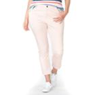 Plus Size Chaps Straight-leg Capri Jeans, Women's, Size: 16 W, Pink