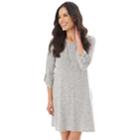 Women's Apt. 9&reg; Fuzzy Swing Dress, Size: Medium, Light Grey
