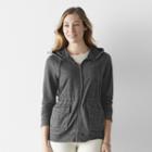 Women's Sonoma Goods For Life&trade; French Terry Hoodie, Size: Large, Black