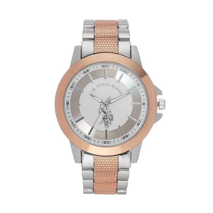 U.s. Polo Assn. Men's Two Tone Watch - Usc80524kl, Size: Large, Multicolor