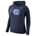 Women's Nike North Carolina Tar Heels Fleece Hoodie, Size: Xxl, Blue (navy)
