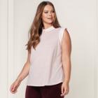 Lc Lauren Conrad Runway Collection Embellished Collar Top - Plus Size, Women's, Size: 2xl, Light Pink