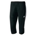 Women's Adidas Tiro17 Climacool Crop Pants, Size: Small, Black