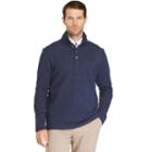Men's Van Heusen Classic-fit Mockneck Pullover Sweater, Size: Large, Blue Other