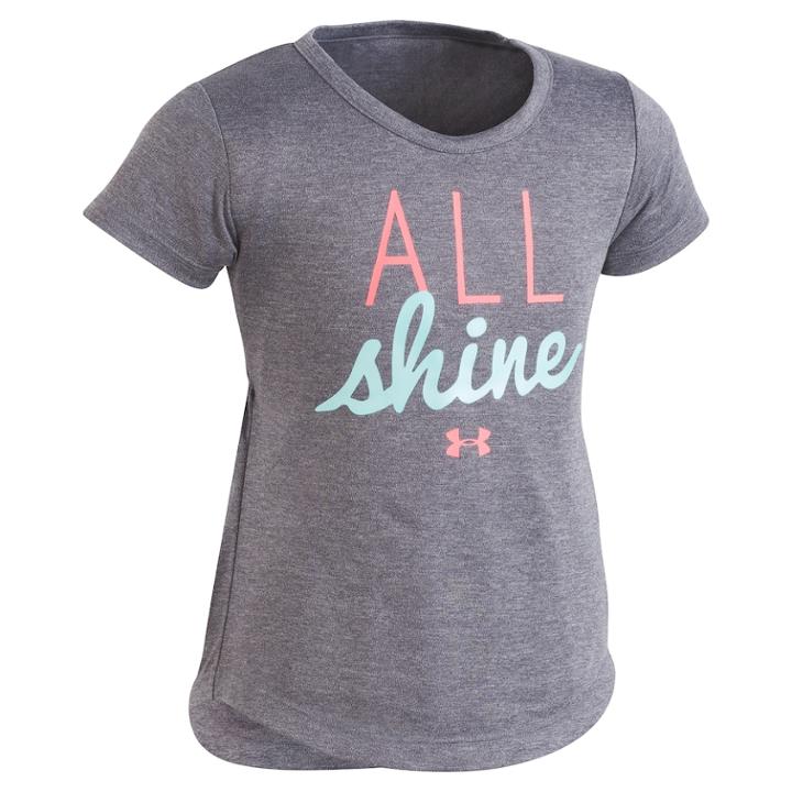 Girls 4-6x Under Armour All Shine Tee, Size: 5, Oxford