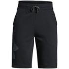 Boys 8-20 Under Armour Fleece Shorts, Size: Large, Black