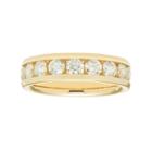 14k Gold 1 1/2 Carat T.w. Diamond Anniversary Ring, Women's, Size: 7, White