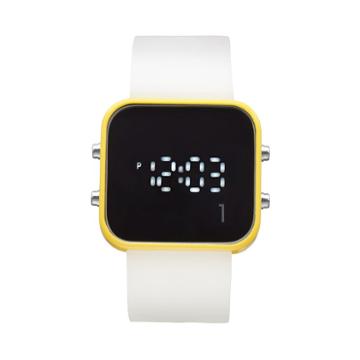 1:face Water Unisex Digital Watch, White