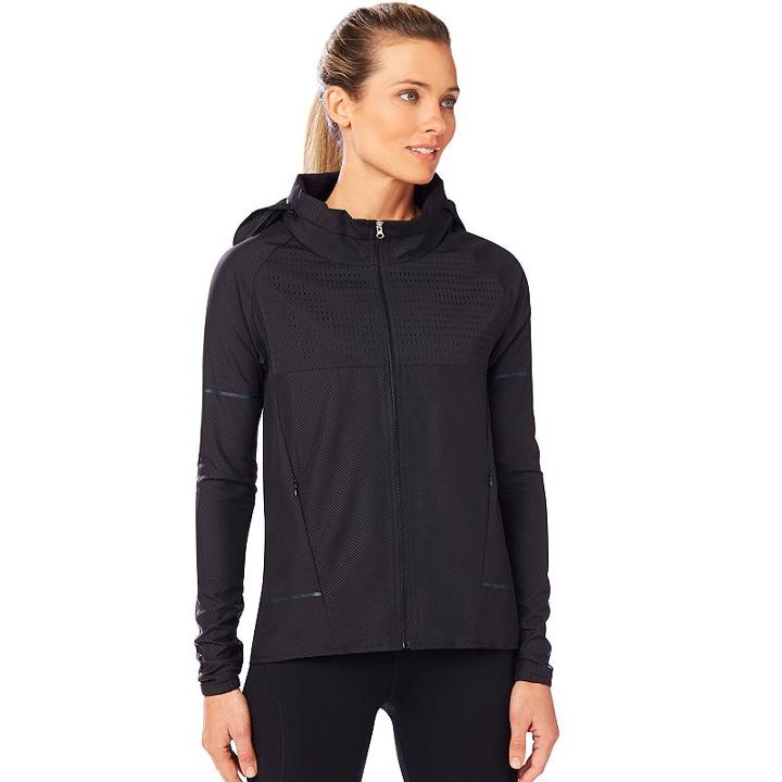 Women's Shape Active Glamper Windbreaker Jacket, Size: Small, Black