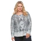 Plus Size World Unity Curved Hem Sweater, Women's, Size: 2xl, Grey Other