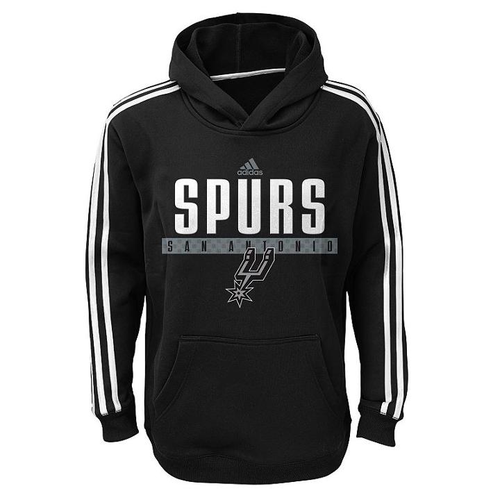 Boys 8-20 Adidas San Antonio Spurs Playbook Hoodie, Boy's, Size: Medium, Black