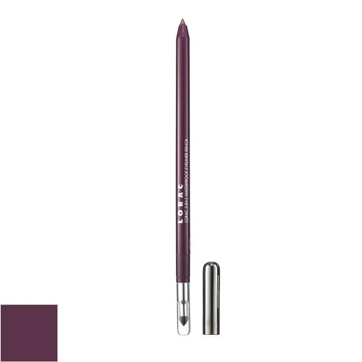 Lorac 3-in-1 Waterproof Eyeliner Pencil, Eggplant