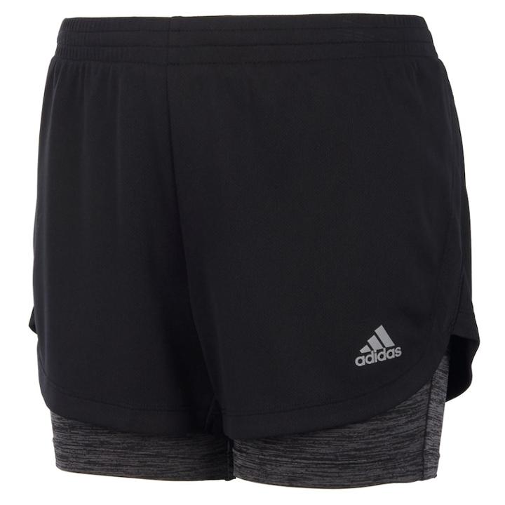 Girls 7-16 Adidas Marathon Mesh Shorts, Size: Xl, Black